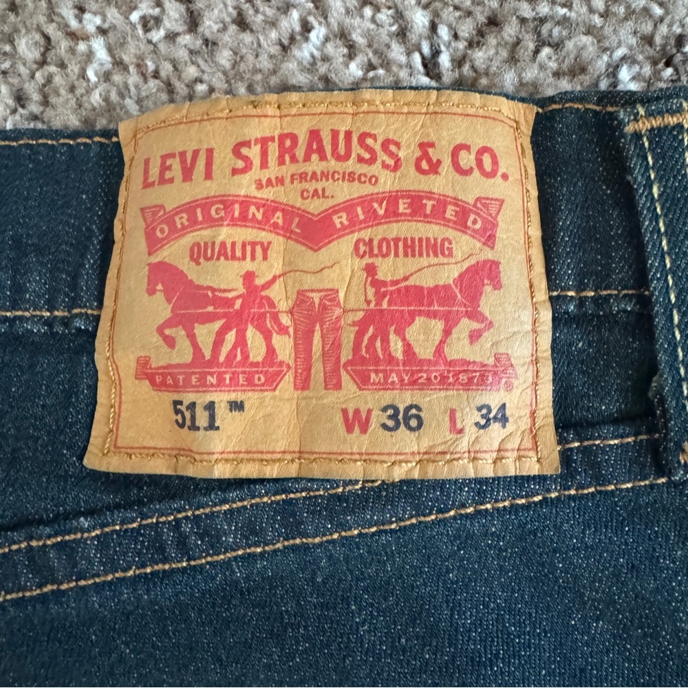 Levi’s 511 Men’s Jeans 36W/34L